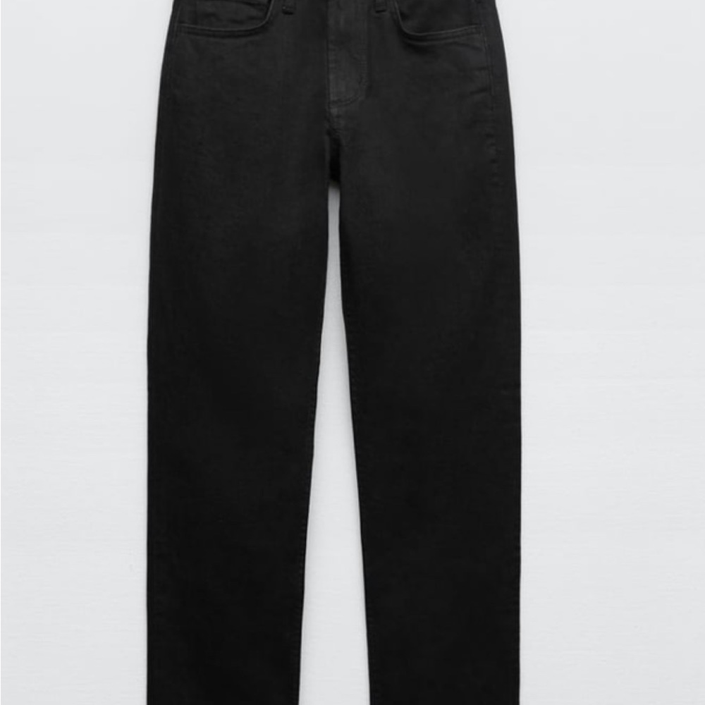 NWT Zara Sweet Mocha colored slit bottom jeans - Picture 1 of 8